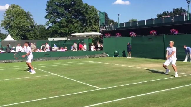 Hans Podlipnik avanzó a los octavos de final de Wimbledon