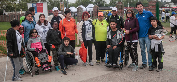 Federación de Tenis de Chile estuvo presente en actividad inclusiva de Paine