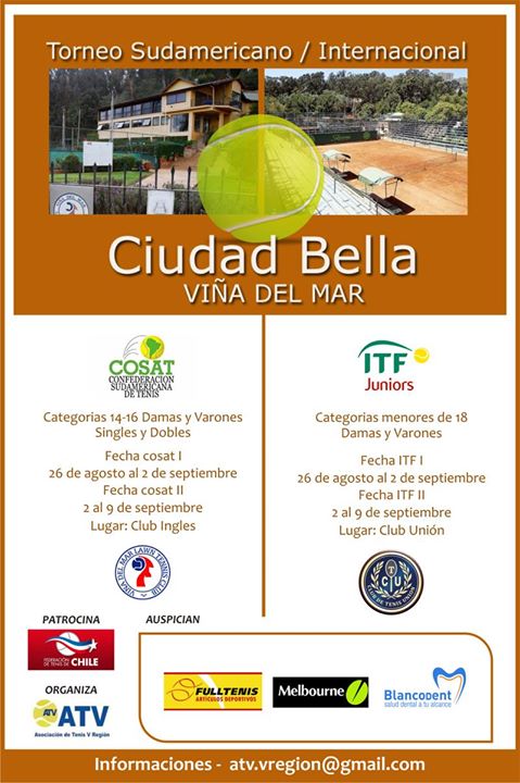 Despues de 14 años vuelven los torneos Cosat a Viña del Mar