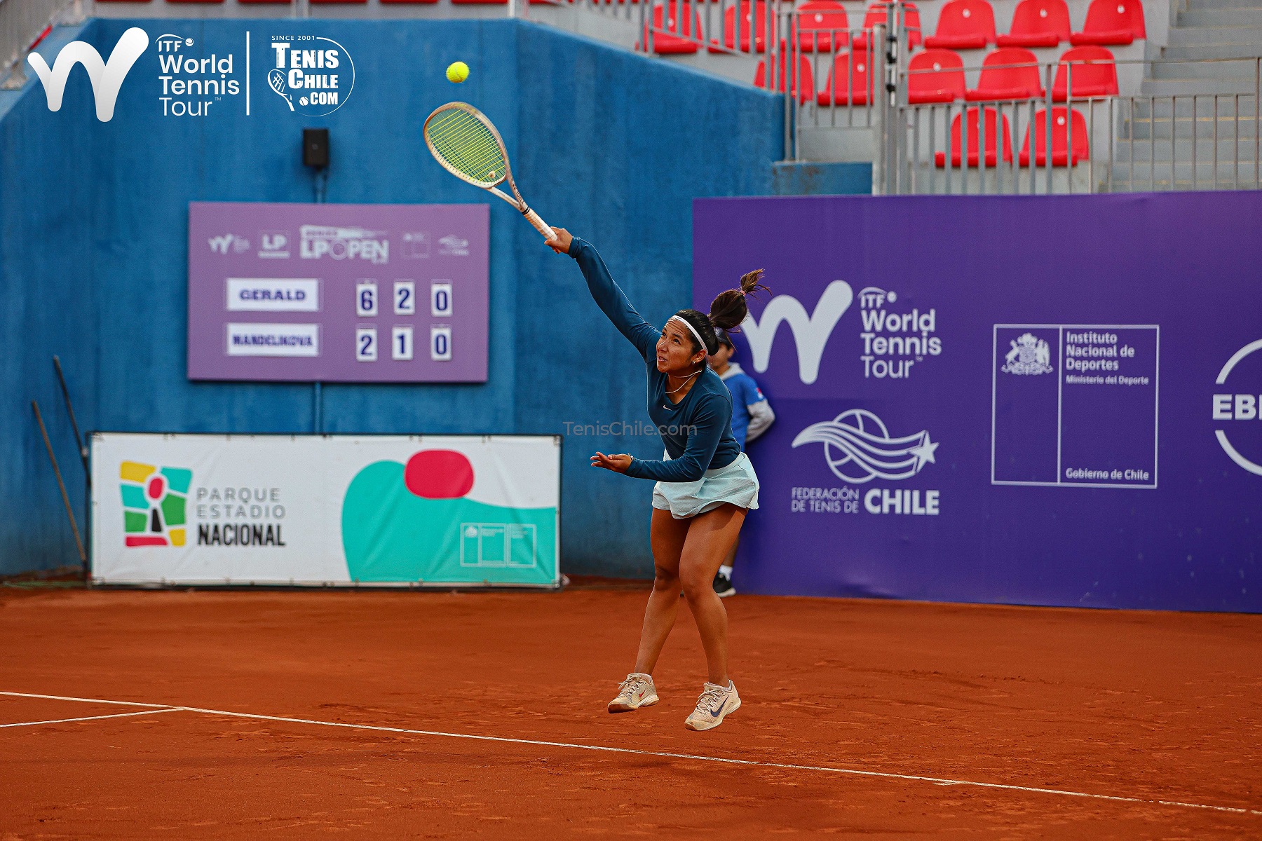 Gerald eliminada en el WTA 125 de Colina