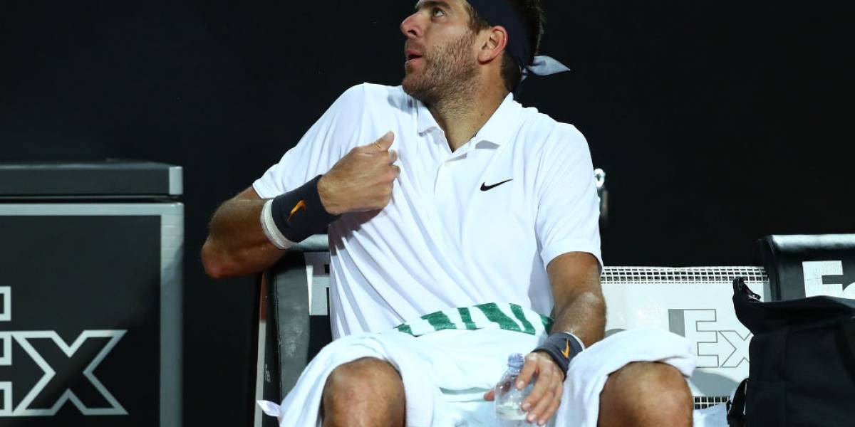 Lesiones, pocos partidos y derrotas ante jugadores de menor ranking: el duro año de Del Potro, el rival de Jarry en Roland Garros