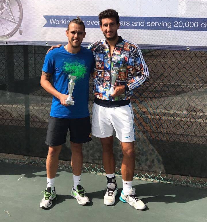 Juan Carlos Sáez se coronó campeón en dobles del Futuro 3 de Israel