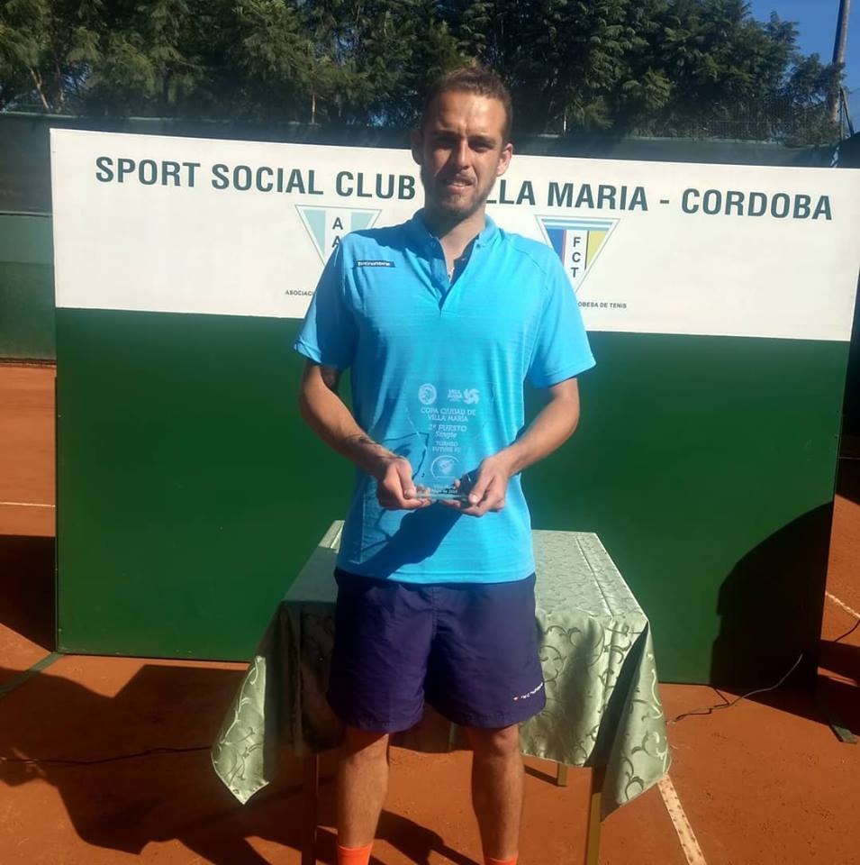 Juan Carlos Sáez cayó en la final de singles y dobles en el Futuro 2 de Argentina