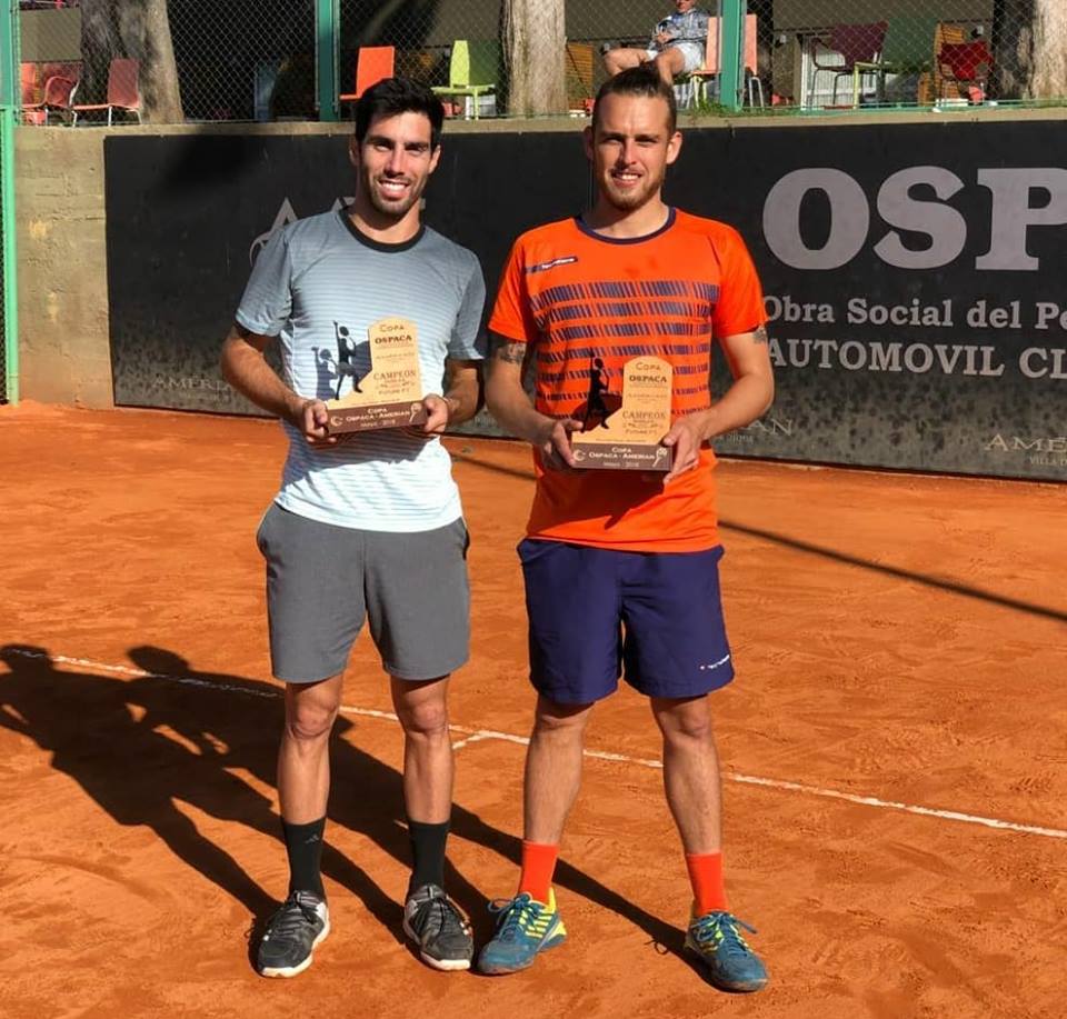 Juan Carlos Sáez se tituló campeón de dobles del Futuro 1 de Argentina