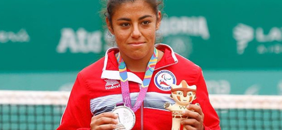 Macarena Cabrillana se colgó la medalla de plata en los Parapanamericanos de Lima