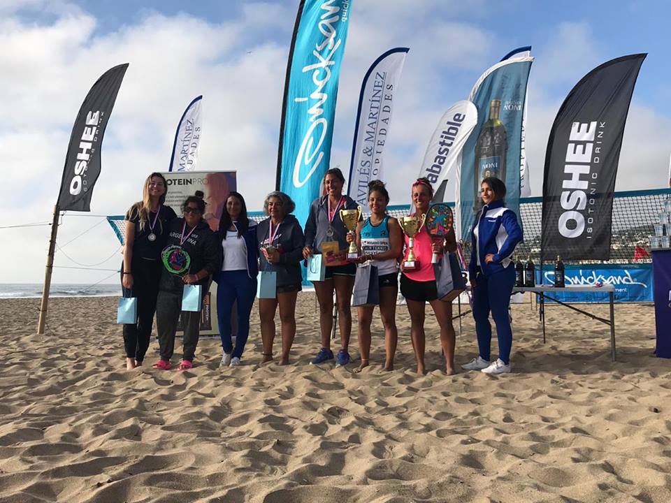 Maitencillo fue la sede del último torneo de Tenis Playa en Chile este año