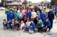 Alumnos del Club de Tenis de Coyhaique compartieron con Fernando González y Nicolás Massú