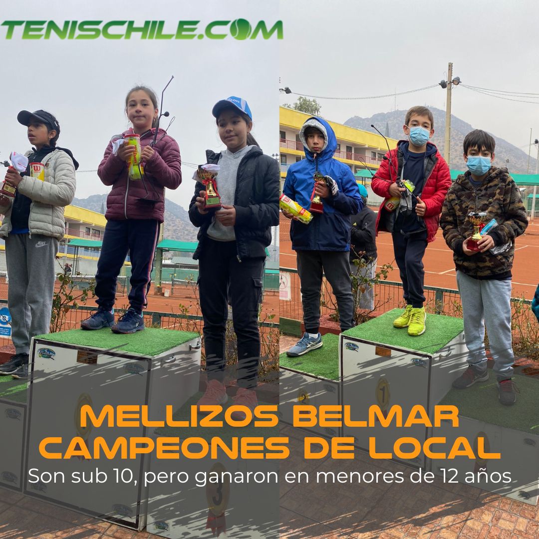 Mellizos Belmar campeones de local