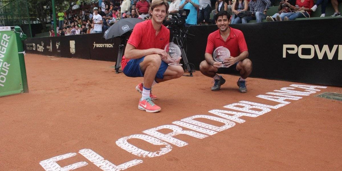 Nicolás Jarry se coronó campeón en dobles del Challenger de Floridablanca