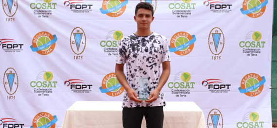 Nicolás Villalón se quedó con el título singles del Regatas Bowl 2019 en 16 años