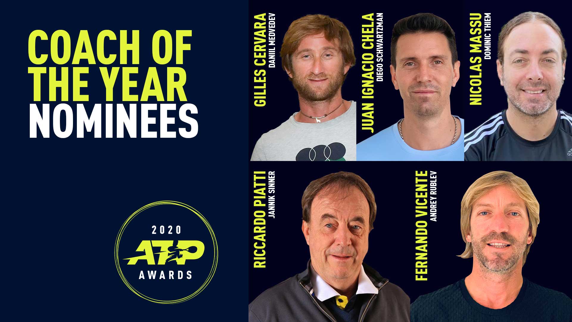 Por 2° año consecutivo Massú es nominado a mejor entrenador del año