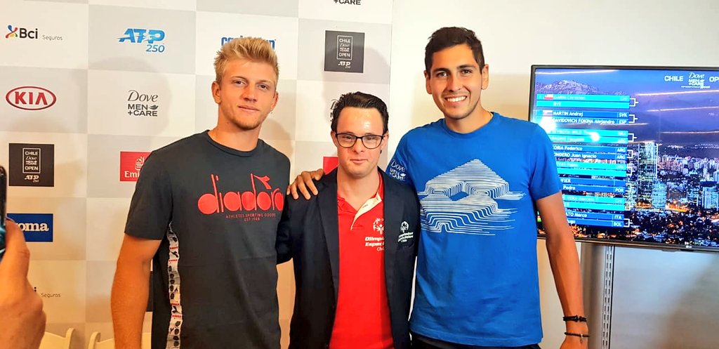 Thomas Heyl, el medallista olímpico chileno, en el Chile Dove MenCare Open