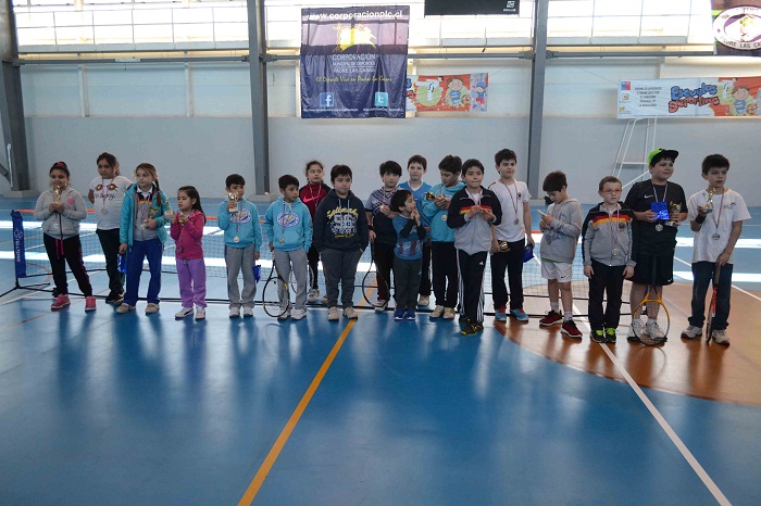 Terminó el campeonato regional de minitenis