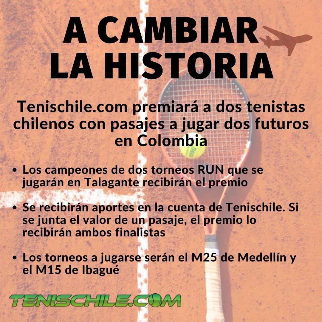 Tenischile.com se pone con los tenistas chilenos