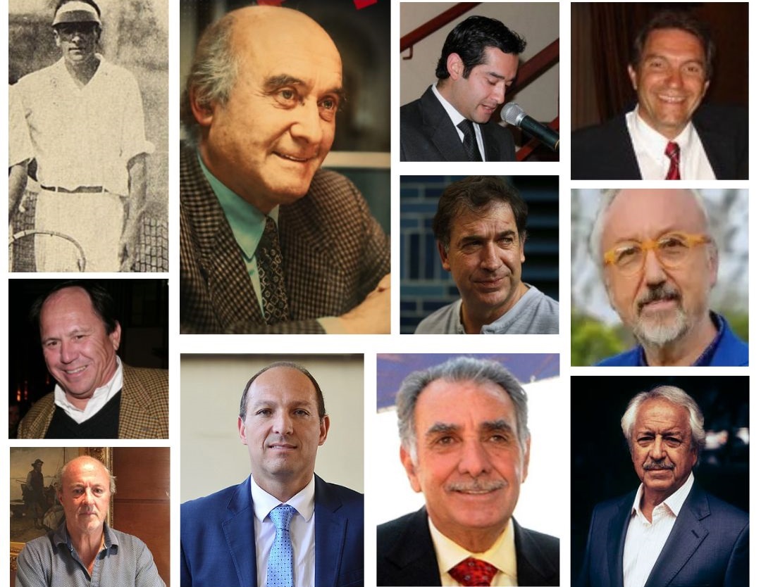 Registro histórico de los presidentes de la Federación de Tenis de Chile