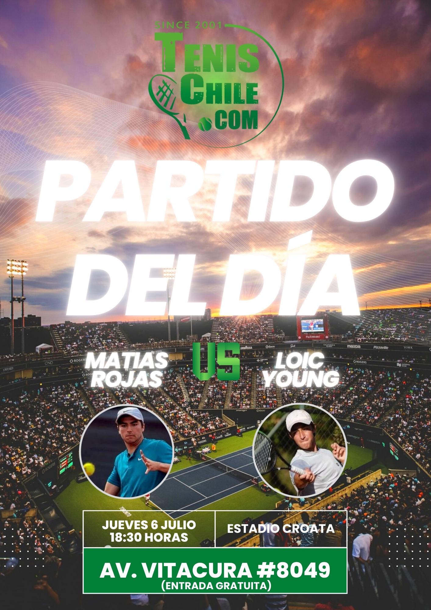 Circuito Profesional continúa hoy Jueves en el Estadio Croata