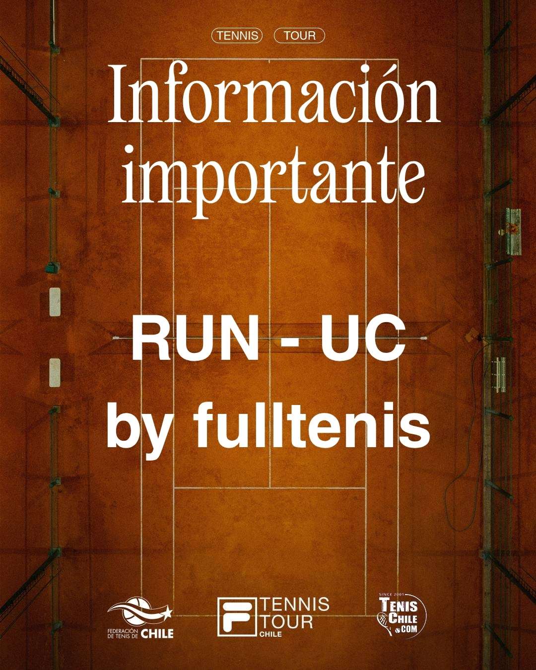 información importante RUN UC by Fulltenis