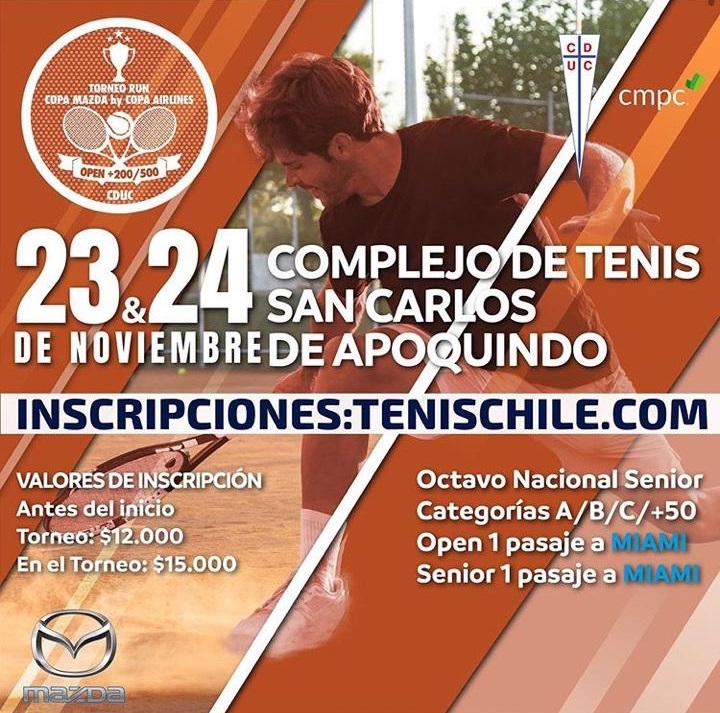 2 pasajes a Miami son los premios del torneo en la UC