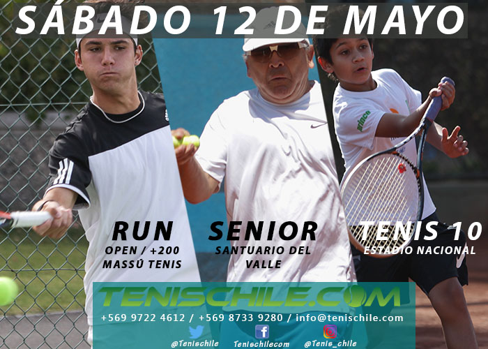 Torneos para este Sábado 12 de mayo