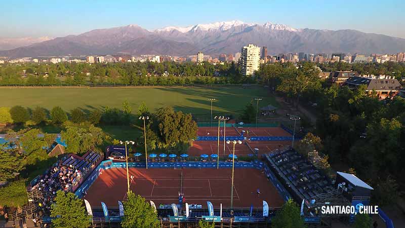 ATP define al Challenger de Santiago dentro de los 10 más pintorescos del mundo