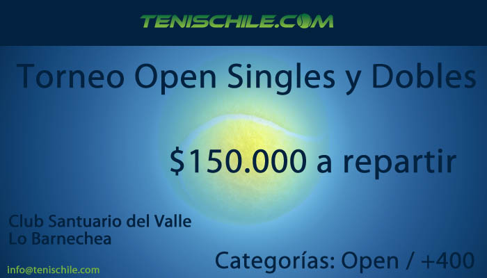 Torneo Singles y dobles