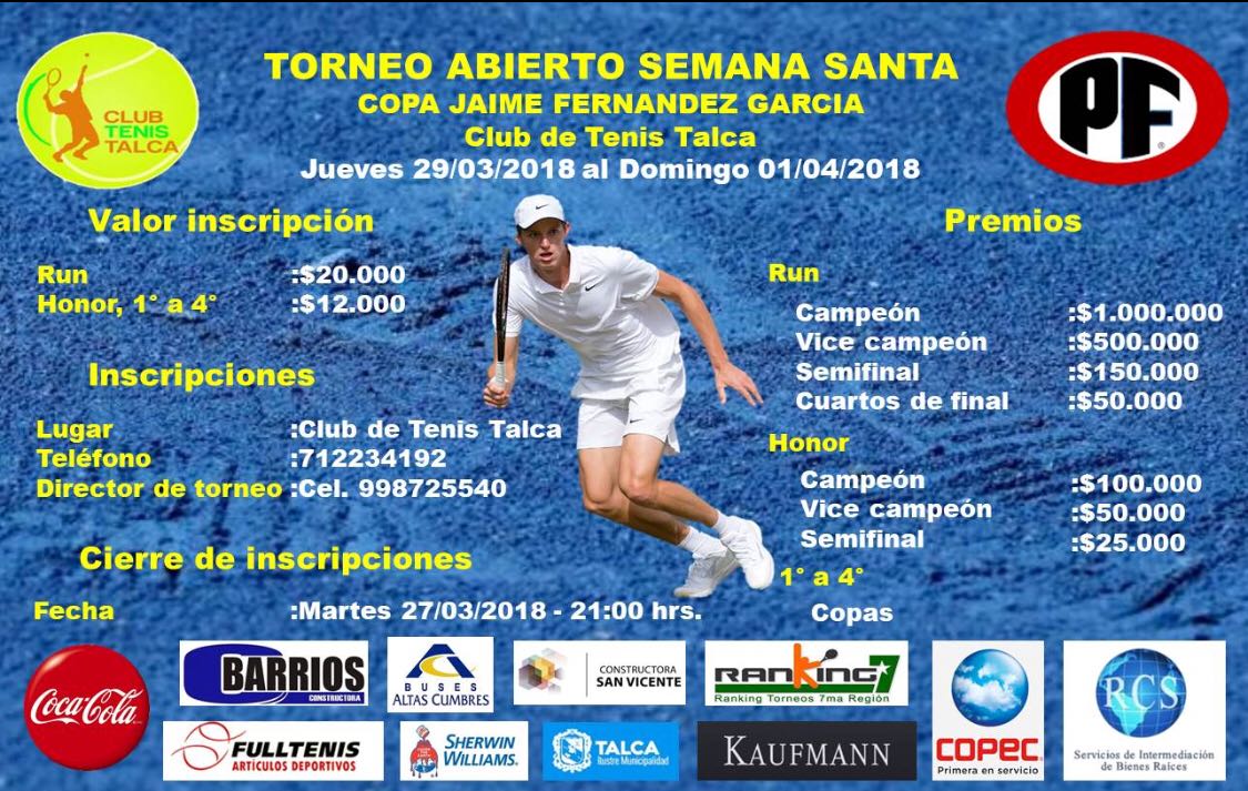 Torneo RUN de Talca repartirá $2.000.000
