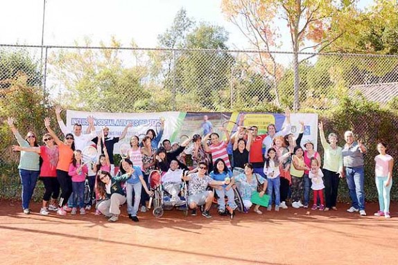 Se estrena el primer taller para discapacitados en Concón: tenis inclusivo y gratuito