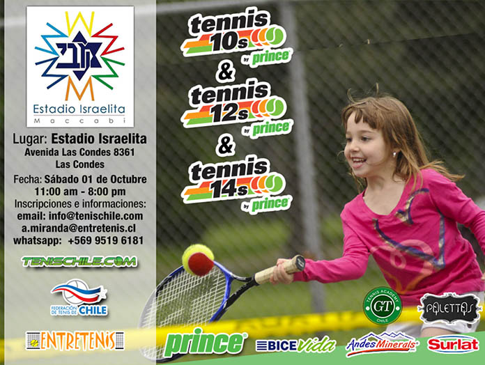 Tenis 10, 12 y 14 en Estadio Israelita