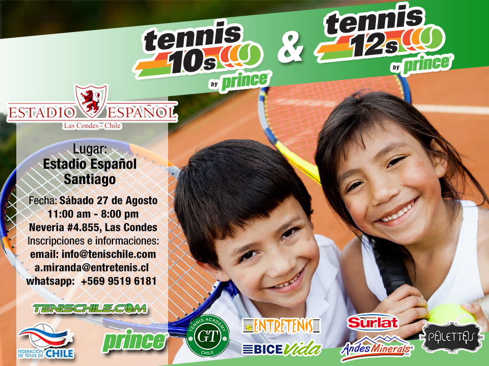 Tenis 10 y 12 en Estadio Español