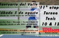 11° etapa Tenis 10 y 12