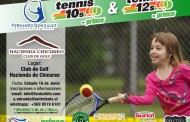 Tenis 10 y 12 en Chicureo este sábado 18