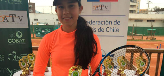 El torneo COSAT de Concón sumó nuevos vencedores en singles y dobles